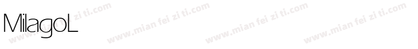 Milago Light字体转换